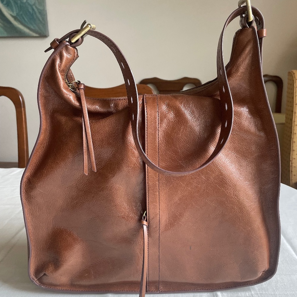 HOBO International Marley Woodlands Leather Shoulder Bag